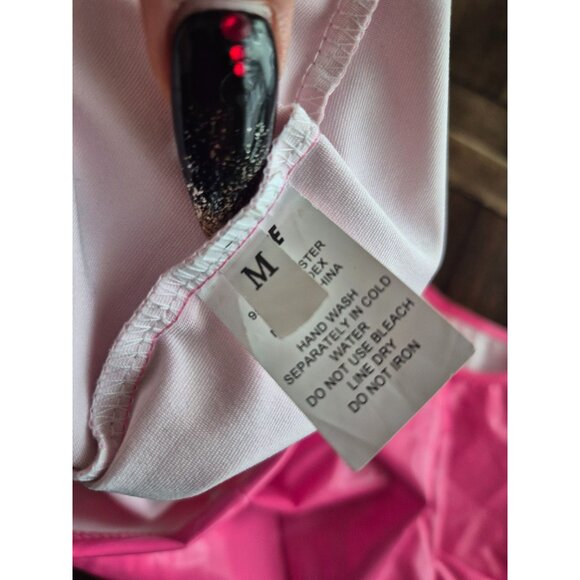 Hot Pink Sleeveless Bodycon Dress Medium - Picture 4 of 4